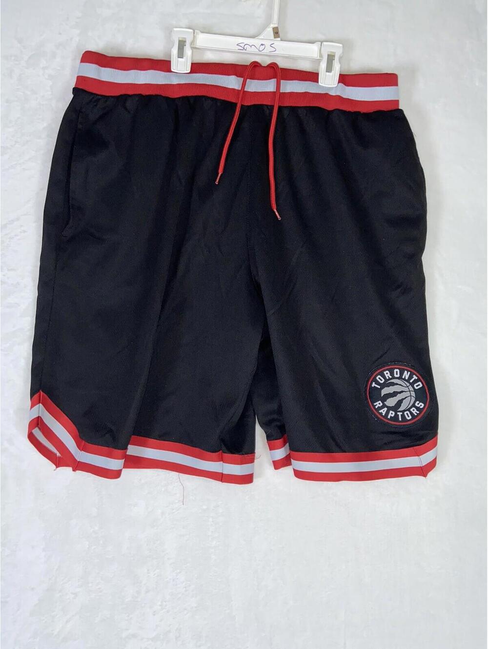 Unk Official NBA Toronto Raptors Basketball Drawstring Shorts Men 2XL XXL Logo